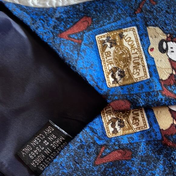 Taz looney tones tie blue black - Picture 6 of 8